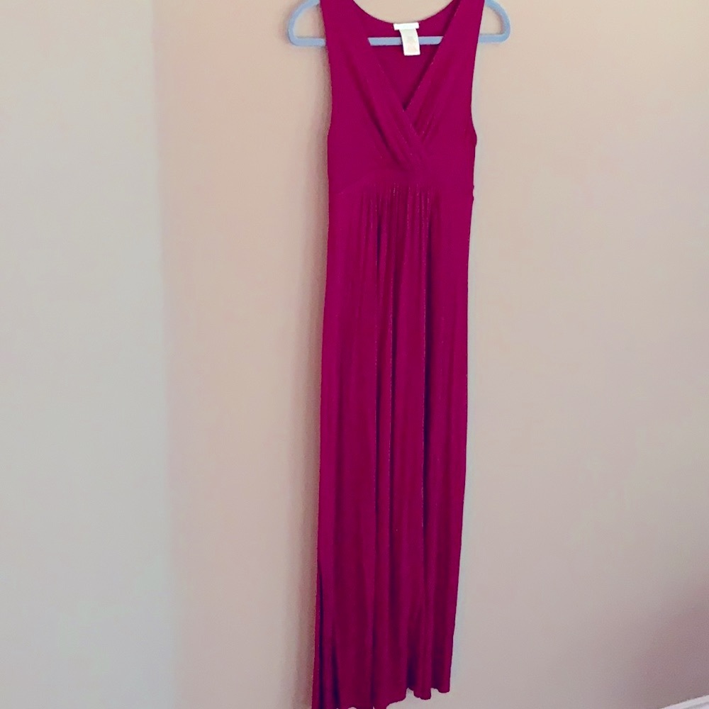 Maxi dress! Summer Marty M dress maroon